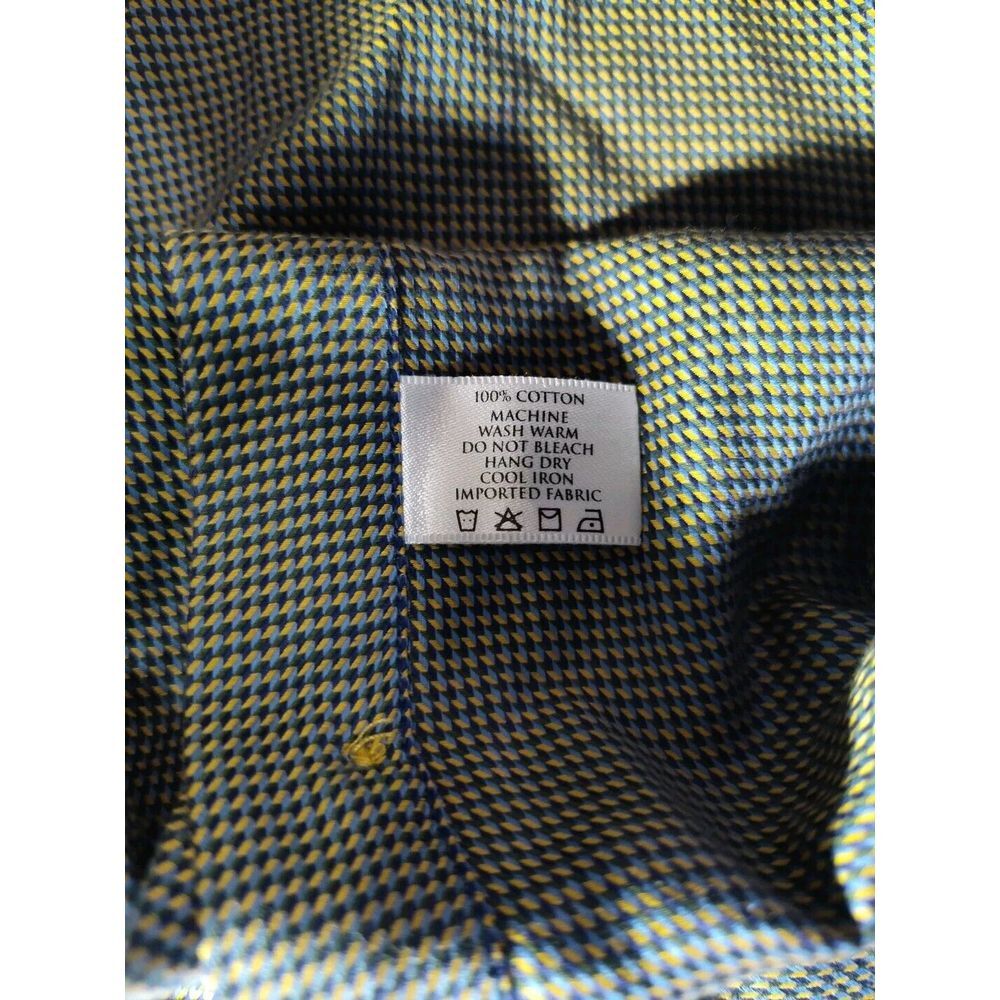 Robert Talbott Check Patterned Brown Black Blue S… - image 6